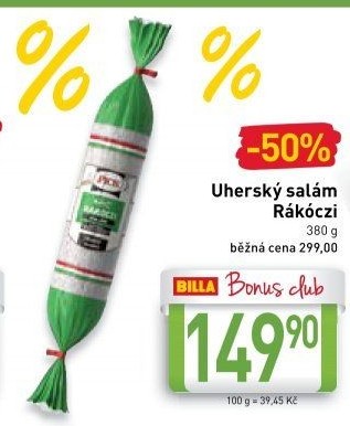 Uherský salám Rakoczi Pick