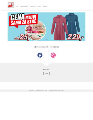 akční leták Kik textil 4.8.2021-10.8.2021