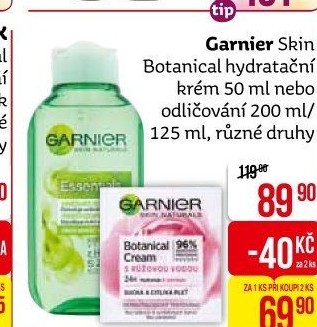 Krém pleťový hydratační Botanical Garnier
