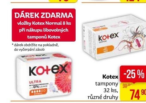 Tampony Kotex