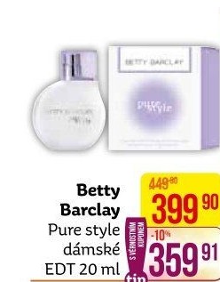 Toaletní voda Pure Style Betty Barclay