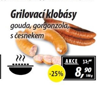 Klobása s goudou