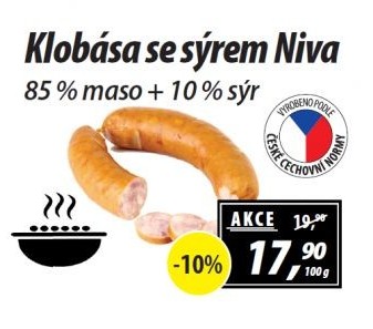 Klobása s nivou