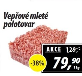 Maso mleté vepřové