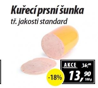 Šunka kuřecí prsní standardní