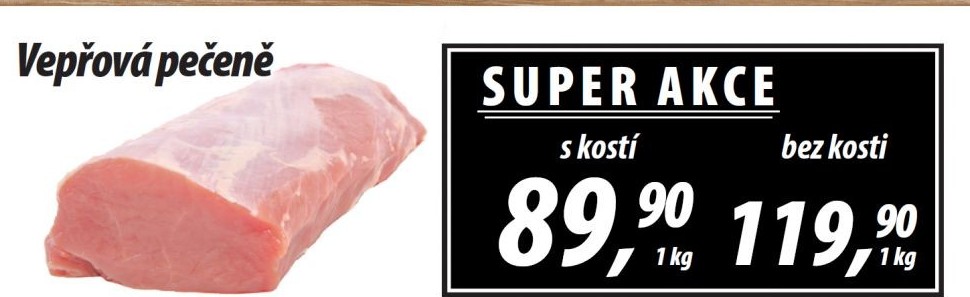 Vepřová pečeně s kostí