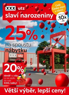 akční leták XXXLutz 9.8.2021-22.8.2021