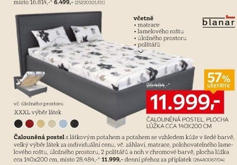 ČALOUNĚNÁ POSTEL