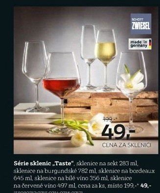 SKLENICE NA BURGUNDSKÉ