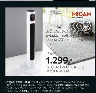 STOJACÍ VENTILÁTOR