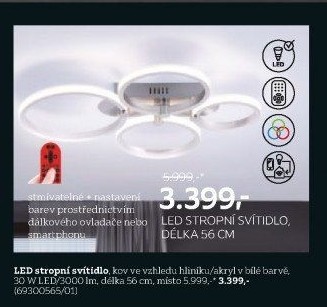 STROPNÍ LED SVÍTIDLO