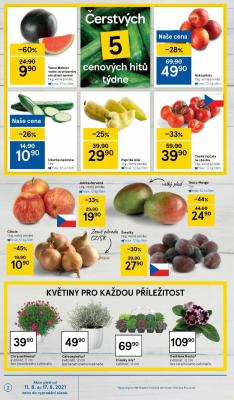 akční leták Tesco 11.8.2021-17.8.2021