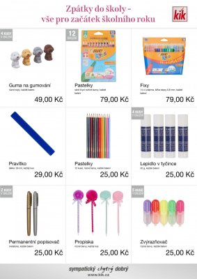 akční leták Kik textil 9.8.2021-29.8.2021