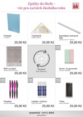 akční leták Kik textil 9.8.2021-29.8.2021