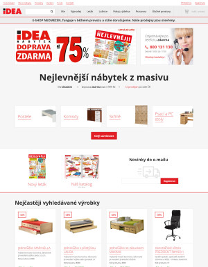 akční leták IDEA nábytek 10.8.2021-16.8.2021