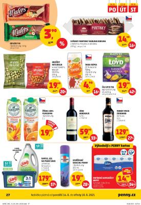 akční leták Penny Market 12.8.2021-18.8.2021