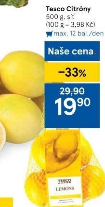 Citrony Tesco