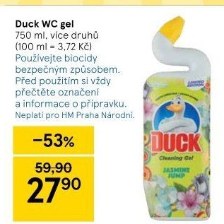 Gelový čistič WC Duck