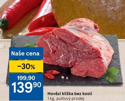 Hovězí přední bez kosti - kližka