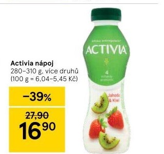 Jogurtový nápoj Activia Danone