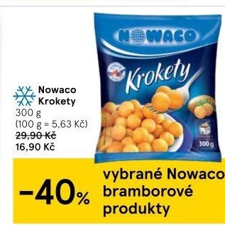 Krokety mražené Nowaco