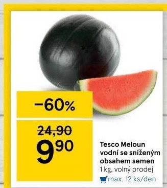 Meloun vodní Tesco