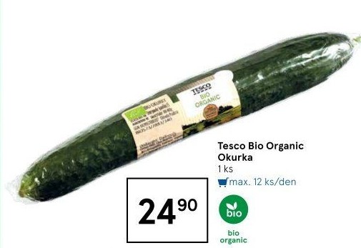 Okurka hadovka bio Tesco Organic