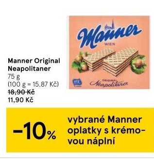 Oplatky Neapolitaner Manner