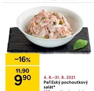 Pařížský pochoutkový salát