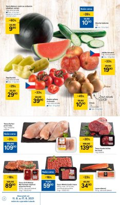 akční leták Tesco 11.8.2021-17.8.2021