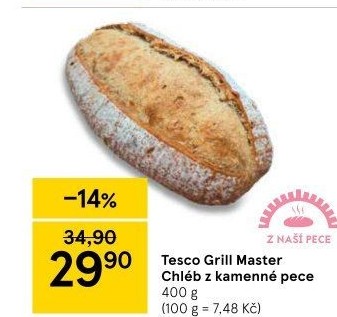 Chléb Grill Master Tesco