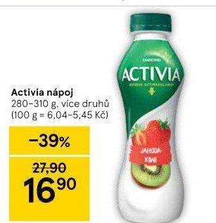 Jogurtový nápoj Activia Danone