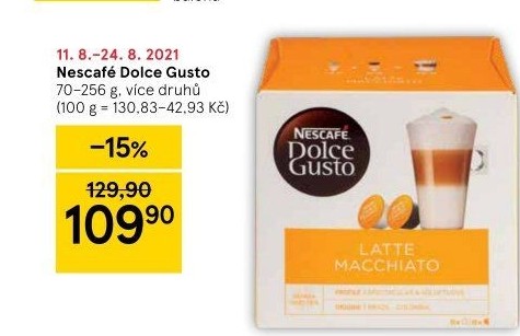 Kapsle Dolce Gusto Nescafé
