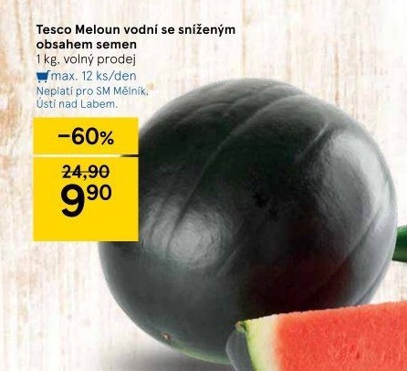 Meloun vodní Tesco