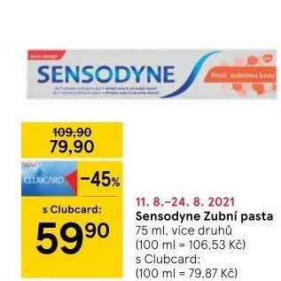 Pasta na zuby Sensodyne