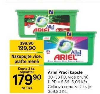 Prací kapsle Ariel