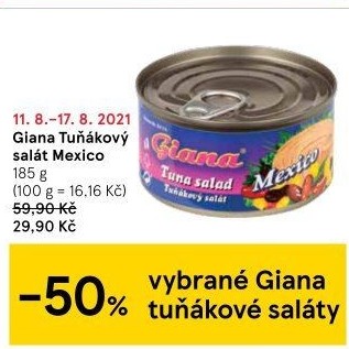 Salát s tuňákem Giana