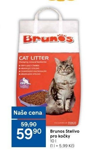 Stelivo pro kočky Brunos