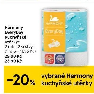 Utěrky kuchyňské 2vrstvé Every Day Harmony