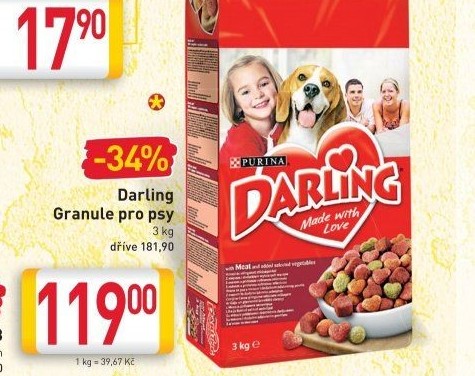 Granule pro psy Darling Purina