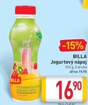 Nápoj jogurtový Billa