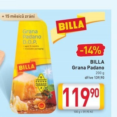 Sýr Grana Padano Billa