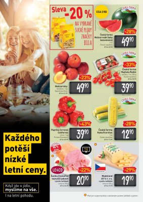 akční leták BILLA 11.8.2021-17.8.2021