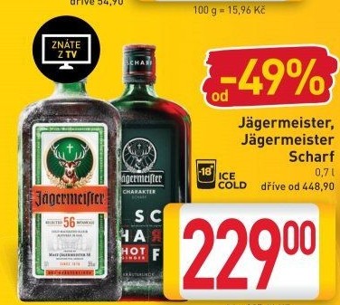 Bylinný likér Jägermeister