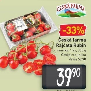 Rajčata Rubín Česká farma