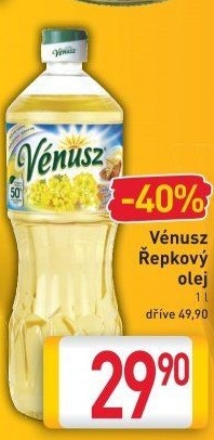 Řepkový olej Vénusz