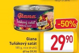 Salát s tuňákem Giana