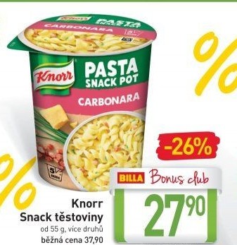 Pasta snack pot Knorr