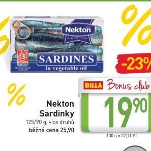 Sardinky Nekton
