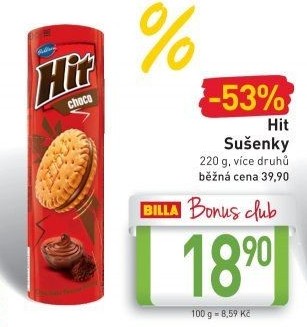 Sušenky Hit Bahlsen